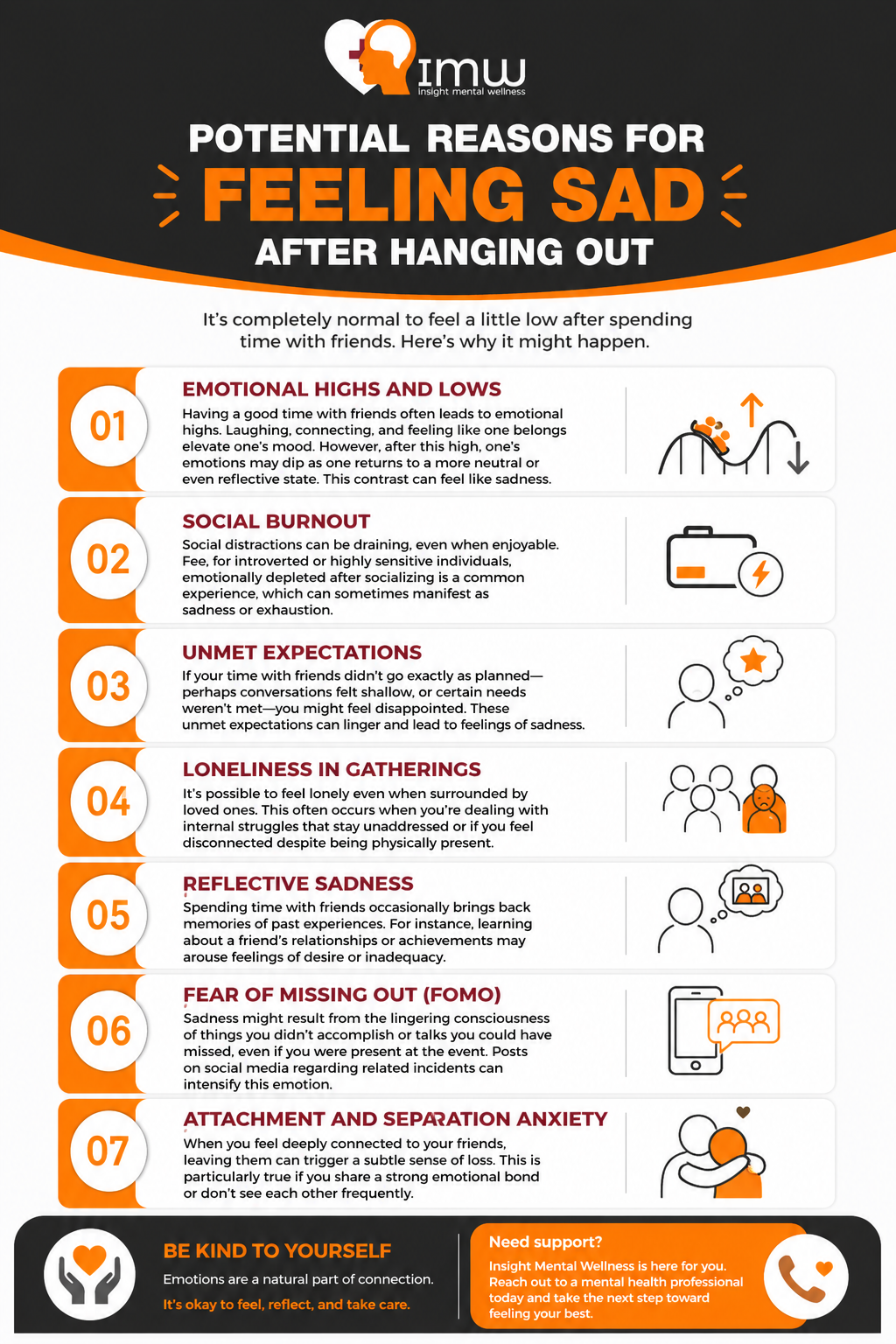 Potential Reasons for Feeling Sad After Hanging Out