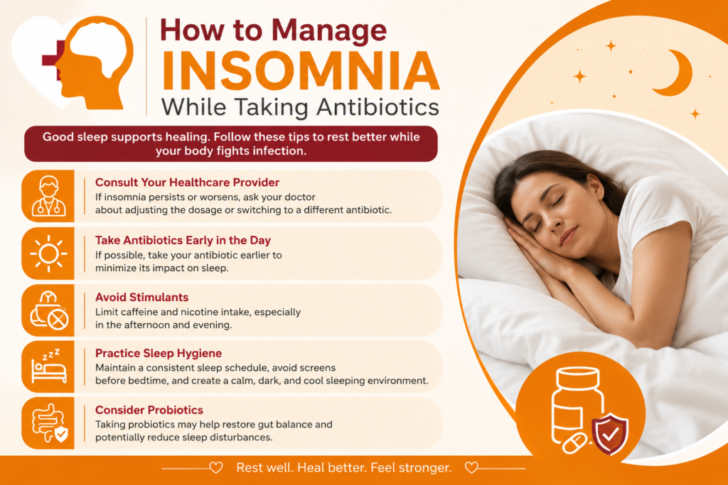 Can antibiotics cause insomnia? 2 How to Manage Insomnia While Taking Antibiotics