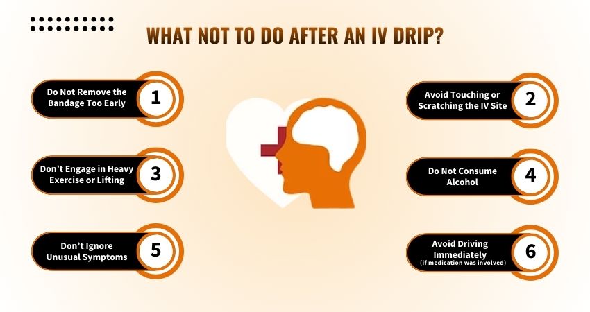 What not to do after an IV drip (1)