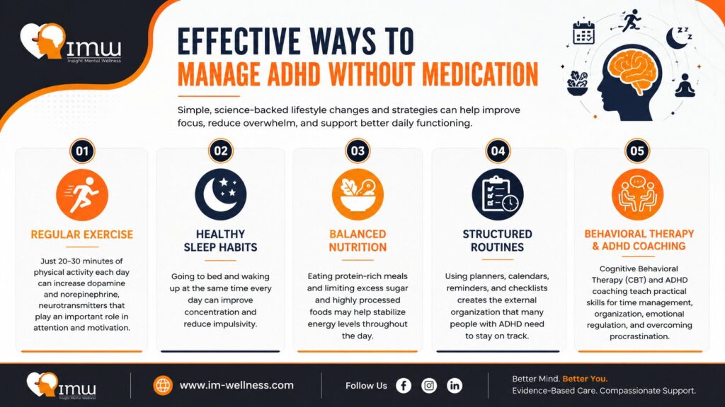 Effective Ways to Manage ADHD Without Medication